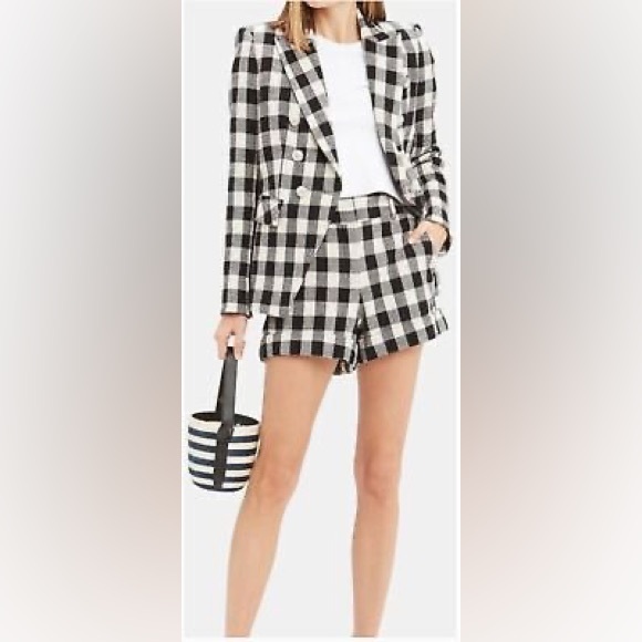 Worn once size 10 Veronica beard gingham shorts - Picture 2 of 7